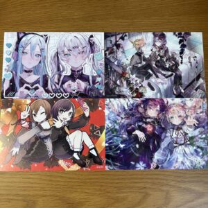 4 Types Of Project Seka Neego Postcards F/S-M501 from japan Rare  Good condition