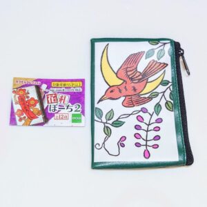 Gacha Capsule Collection Hanafuda Pouch 2 Wisteria Nihoto Totogisu F/S-M503 from