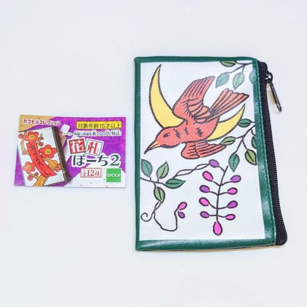 Gacha Capsule Collection Hanafuda Pouch 2 Wisteria Nihoto Totogisu F/S-M503 from