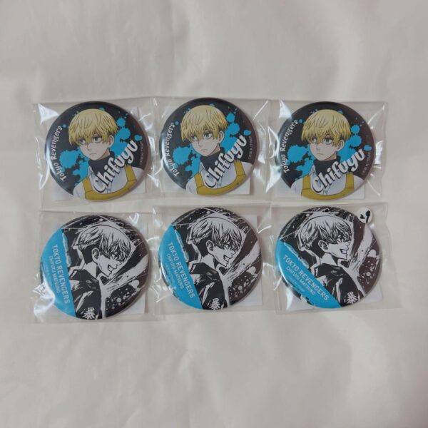 Toribe Tokyo Revengers Matsuno Chifuyu Sumie Can Badge Tsutaya F/S-M501 from jap
