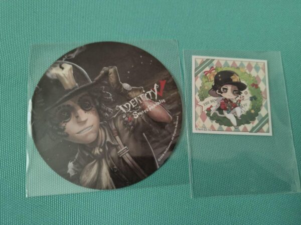 5Th Personality Prospector Coaster Sticker F/S-M501 from japan Rare  Good condit