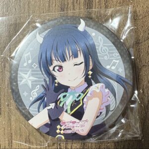 Love Live Aqours 6Th Can Badge Round Tsushima Yoshiko F/S-M501 from japan Rare