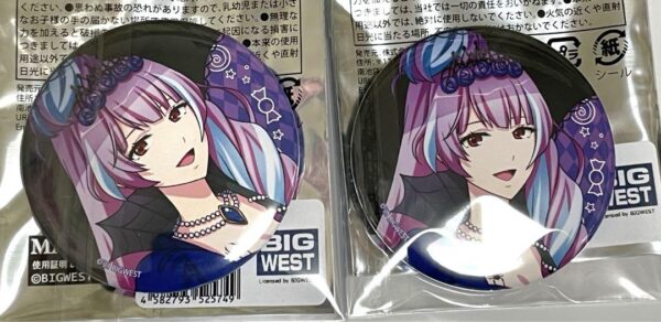 Macross Halloween A3 Can Badge Mikumo F/S-M501 from japan Rare  Good condition