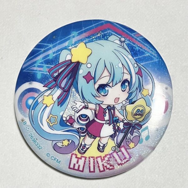 Hatsune Miku Magical Mirai 2022 Play Can Badge F/S-M501 from japan Rare  Good co