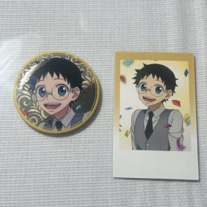 Yowamushi Pedal Onoda Sakamichi Glitter Can Badge Pola Shot F/S-M501 from japan