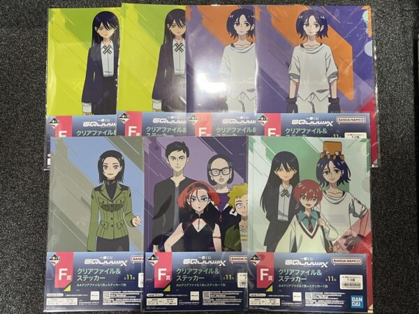 Siegax Ichibankuji Clear File Set Of 3 Types F/S-M503 from japan Rare  Good cond