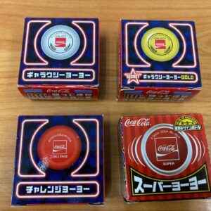 Coca Cola 80S Yo-Yo Collection 4-Piece Set F/S-M503 from japan Rare  Good condit