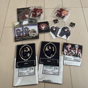 Twisted Wonderland Hearts La Bulle Goods Set F/S-M503 from japan Rare  Good cond