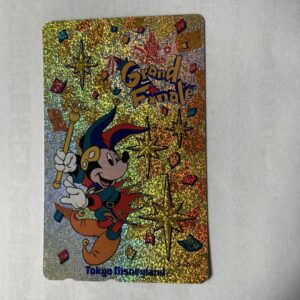 Tokyo Disneyland 15Th Anniversary Grand Finale Commemorative Card F/S-M503 from