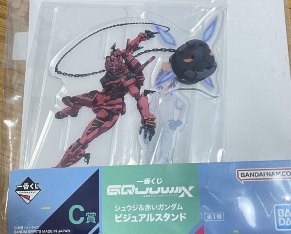 Ichibankuji Gundam Zeke Axe Prize Visual Stand Set F/S-M503 from japan Rare  Goo