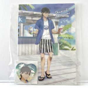 091 Imaizumi Shunsuke Beach House Heart Can Badge Yowamushi Pedal Clear File F/S