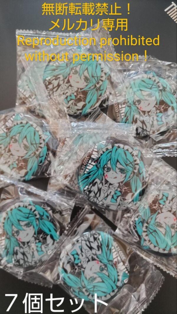 Hatsune Miku Badge 7-Piece Setavailable In Japan F/S-M501 from japan Rare  Good