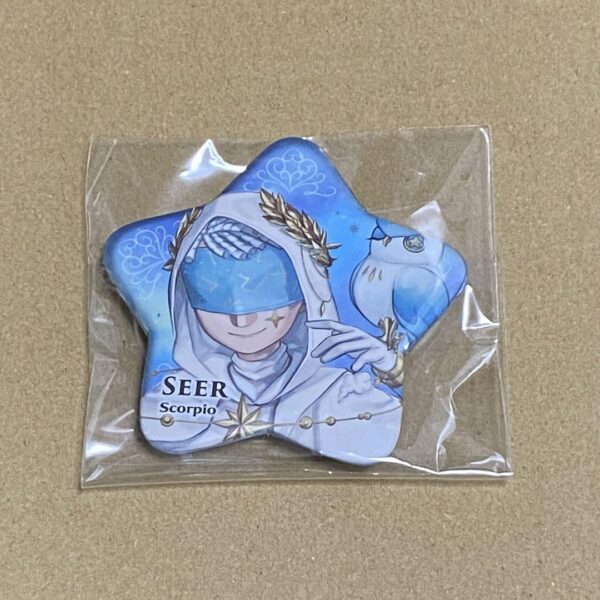 Personality 5: Fortune Teller Ohoshisama Can Badge F/S-M501 from japan Rare  Goo