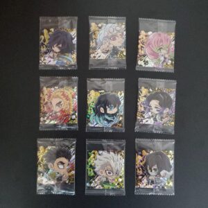 4 Pieces: Demon Slayer: Kimetsu No Yaiba Deformed Sticker Part Jagged F/S-M501 f