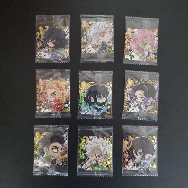 4 Pieces: Demon Slayer: Kimetsu No Yaiba Deformed Sticker Part Jagged F/S-M501 f