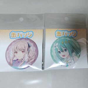 Project Seka Movie: Hatsune Miku Akatsuki Mizuki Can Badge 2-Piece Set Tower Rec
