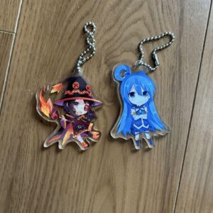 Konosuba Acrylic Keychain F/S-M503 from japan Rare  Good condition