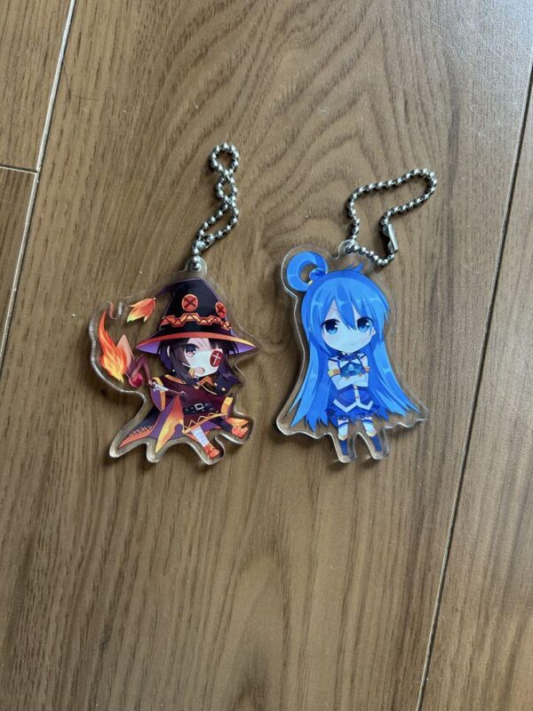 Konosuba Acrylic Keychain F/S-M503 from japan Rare  Good condition