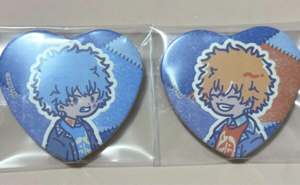 Toribe Kawada Brothers Can Badge Retopopu F/S-M501 from japan Rare  Good conditi