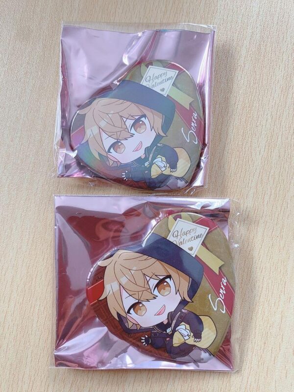 Urashima Sakata Fune Singing Can Badge Senra-San F/S-M501 from japan Rare  Good