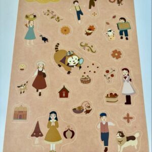 Rascal Asks His Mother To 3,000 Miles Flanders Dog Anime Sticker Sheet F/S-M501