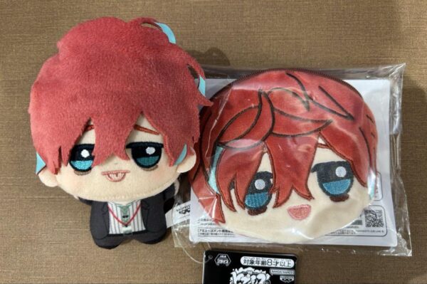Hypnosis Microphone Chibigurumi Face Pouch With Carabiner Set Of 2 Types F/S-M50