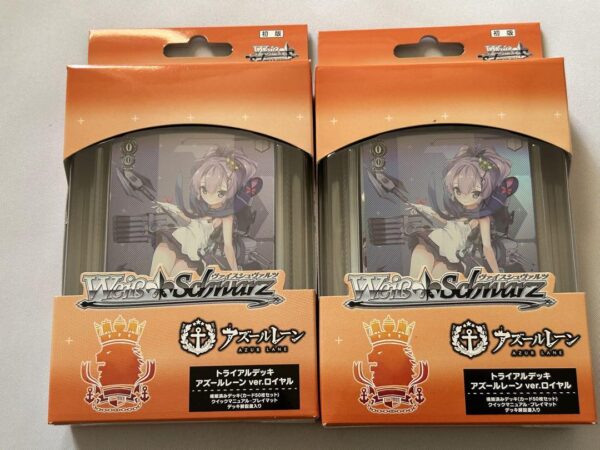 Weiss Azur Lane Td Trial Deck Royal Set Of 2 F/S-M503 from japan Rare  Good cond