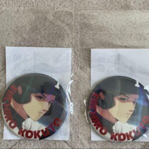 Forgetful Battery Holo Can Badge Kunito F/S-M501 from japan Rare  Good condition