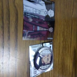 Tokyo Revengers Crane Butterfly Card Can Badge Set F/S-M501 from japan Rare  Goo