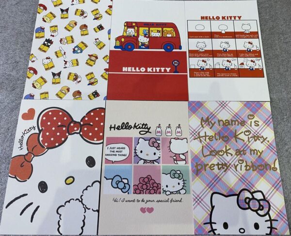Hello Kitty Exhibition Postcards, Limited Edition Items F/S-M501 from japan Rare