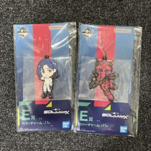 Gundam Zeke Axe Ichibankuji Prize Rubber Charm 2-Piece Set F/S-M503 from japan R