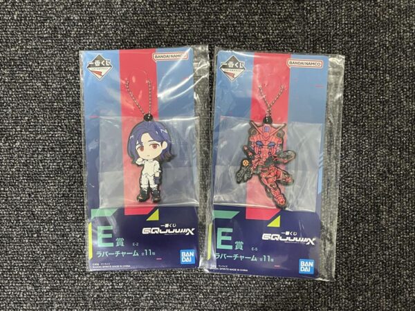 Gundam Zeke Axe Ichibankuji Prize Rubber Charm 2-Piece Set F/S-M503 from japan R