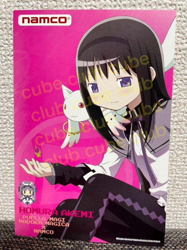 Madoka Magica Postcard Namco Novelty Homura F/S-M501 from japan Rare  Good condi