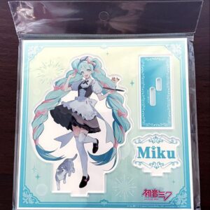 Hatsune Miku Maid Acrylic Stand F/S-M501 from japan Rare  Good condition