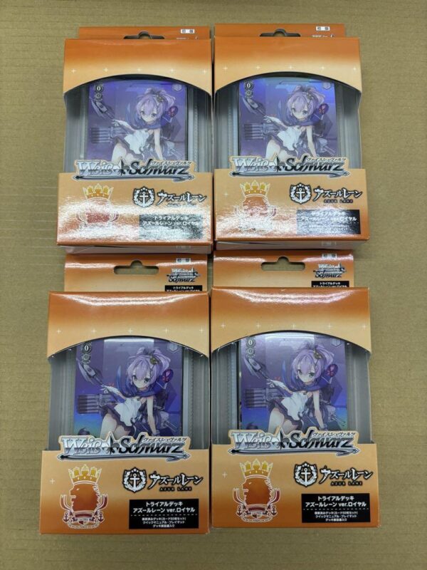 Weiss Azur Lane Td Trial Deck Royal Set Of 4 F/S-M503 from japan Rare  Good cond