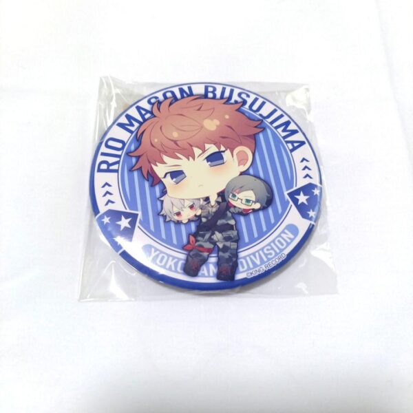 Hypnosis Microphone Dokushima Mason Rioyogi Can Badge Yokohama F/S-M501 from jap