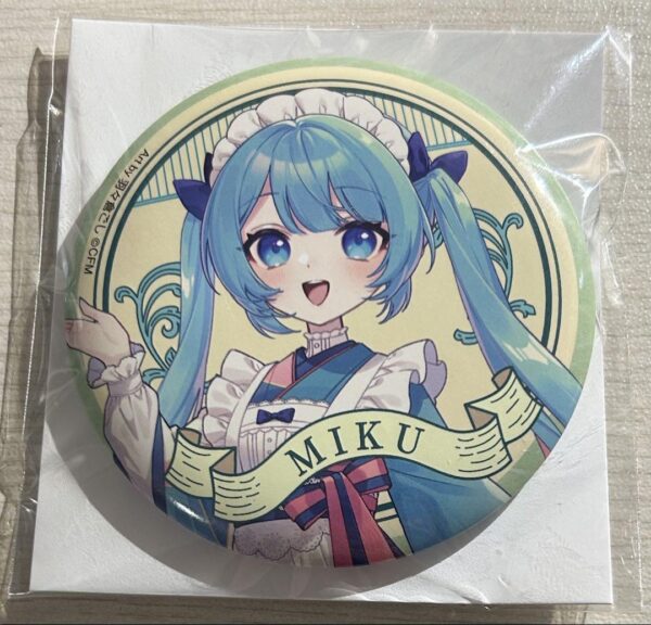 Hatsune Miku Japanese-Style Cafe Magical Mirai 2024 Can Badge F/S-M501 from japa