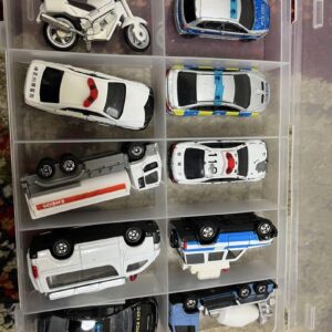 Minicar Set 10 Units Police Car Motorcycle F/S-M501 from japan Rare  Good condit