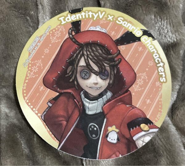 Personality V Identityv Prisoner Luca Sanrio Coaster F/S-M501 from japan Rare  G