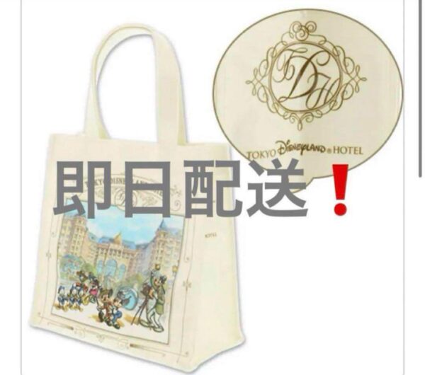Disneyland Hotel Limited Tote Bag Tdl Tds Lunch F/S-M503 from japan Rare  Good c