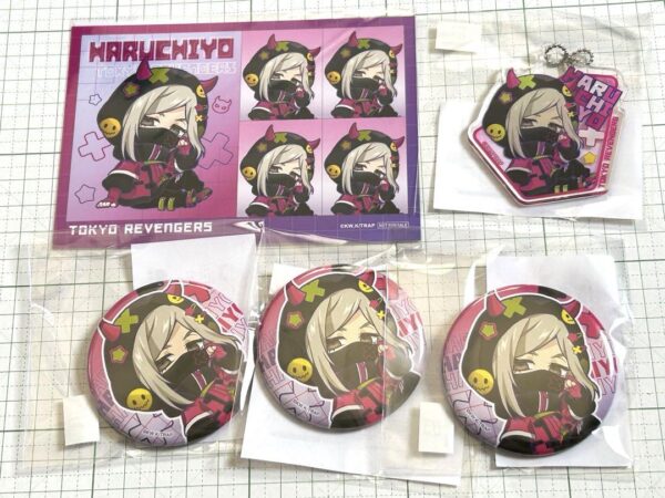 Tokyo Revengers Sanzu Haru Chiya Round Lottery Set F/S-M501 from japan Rare  Goo