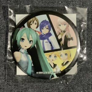 Hatsune Miku Daiba De Diva X Can Badge F/S-M501 from japan Rare  Good condition