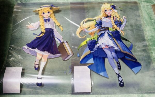 Lottery Dokonosuba Blessings On This Wonderful World A3 Clear Poster Iris F/S-M5