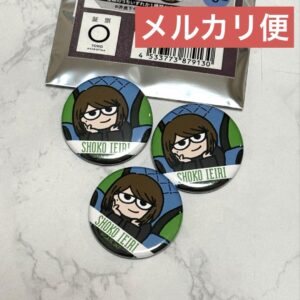 Jujutsu Kaisen Plaza Jirori Chair Blue Can Badge Mamekan Ieiri Glass F/S-M501 fr