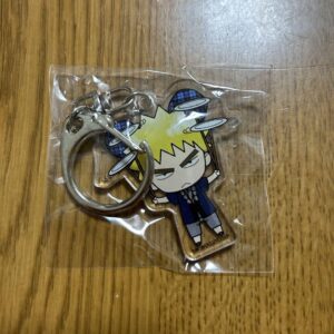 Yowamushi Pedal Fukutomi Juichi Keychain F/S-M501 from japan Rare  Good conditio