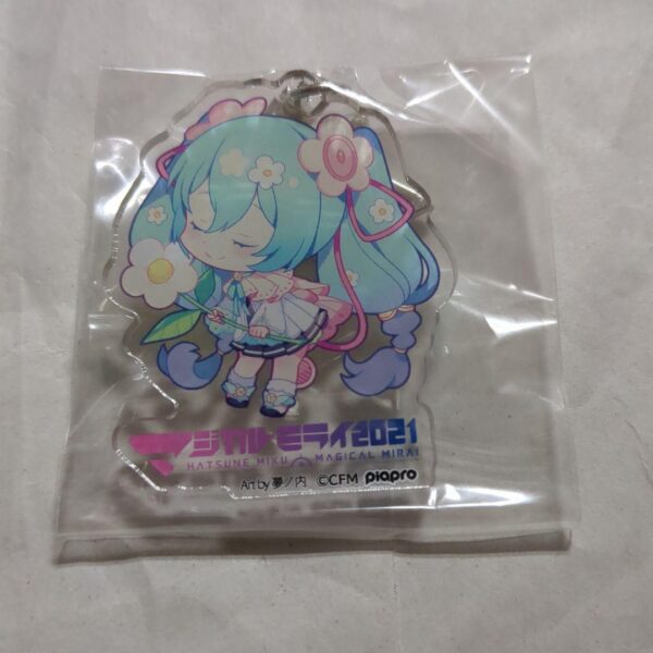 Hatsune Miku Magical Mirai 2021 Acrylic Keychain F/S-M501 from japan Rare  Good