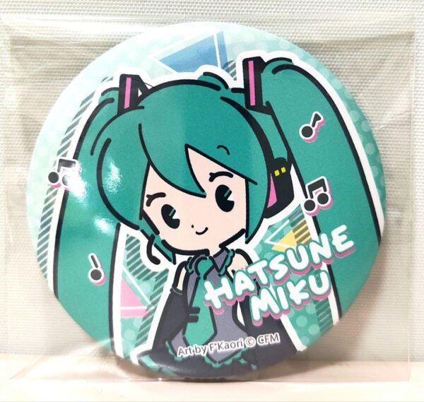 Hatsune Miku Can Badge Do F/S-M501 from japan Rare  Good condition