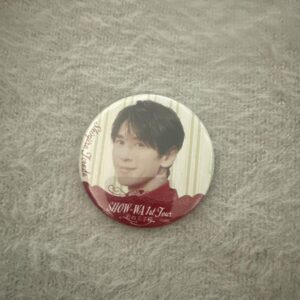 Show-Wa Terada Shinjiro Can Badge F/S-M501 from japan Rare  Good condition