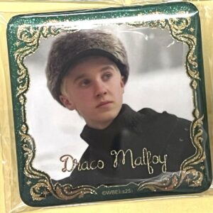 Harry Potter Can Badge Draco Malfoy F/S-M501 from japan Rare  Good condition