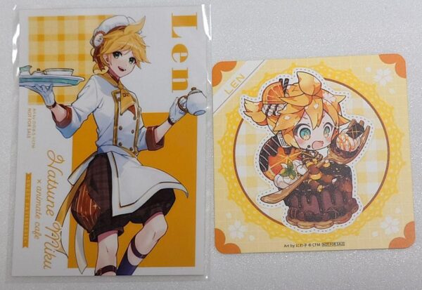 Magical Mirai 2024 Hatsune Miku Animate Cafe On-Site Edition Kagamine Ren 2-Type